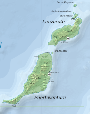 Karta över Kanarieöarna | hypocriteunicorn
