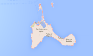 Karta Formentera