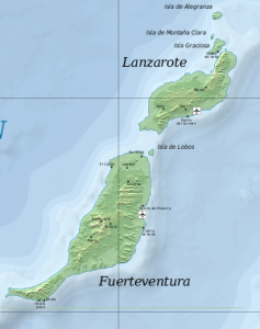 Karta Lanzarote