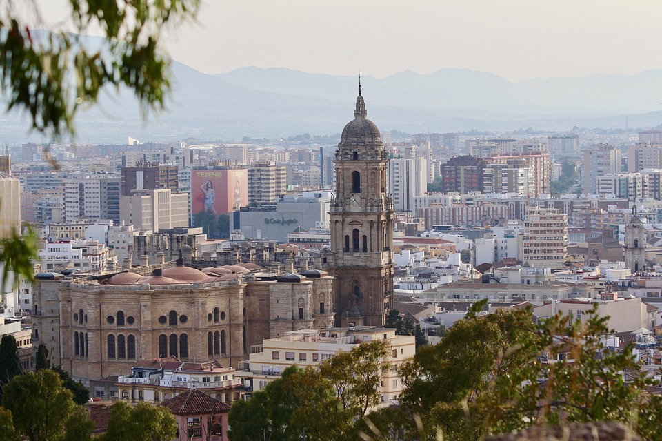 Malaga Stad Spanien