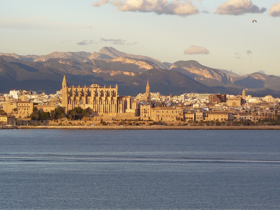 Palma de Mallorca Stad Spanien